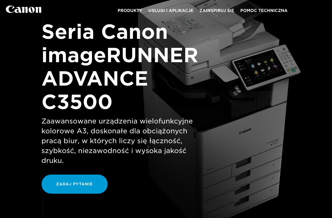 seria Canon imageRUNNER ADVANCE C3500